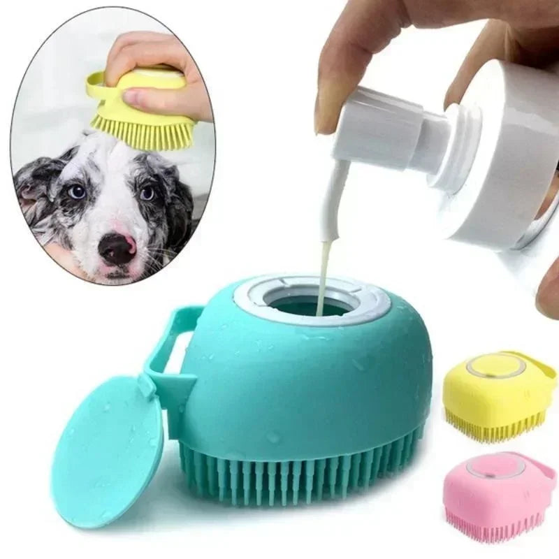 Pet Brush Silicone Pet Accessories for Dogs Cats Pet Products pet shop